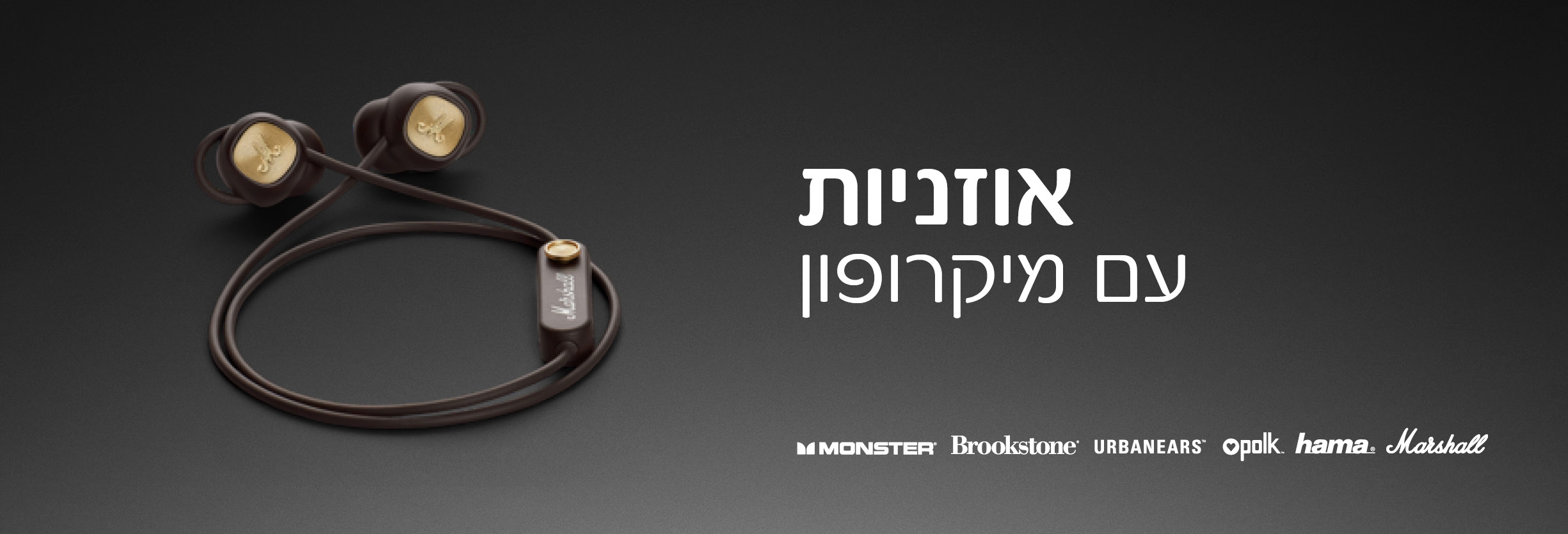 אוזניות עם מיקרופון