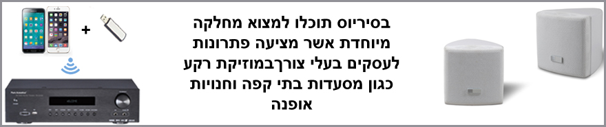 רמקולים למסעדות ובתי עסק