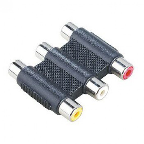 פלג מאריך 3 RCA נקבות לנקבות. דגם- 122249