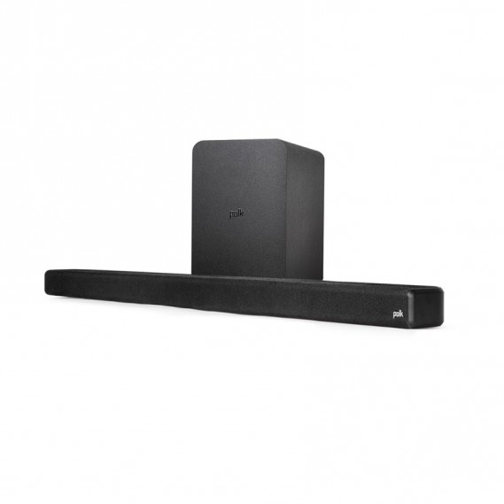 מקרן קול עם סאונד תלת ממדי Dolby Atmos, מערך 7 דרייברים, חיבור לכל טלוויזיה POLK