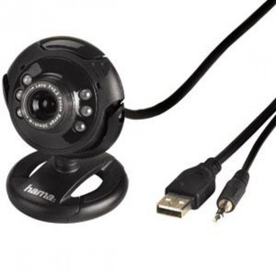 מצלמת אינטרנט איכותית 1.3 M עם תאורת HAMA LED גרמניה
