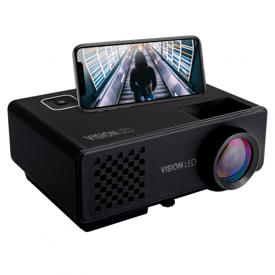 מקרן וידאו LUMENS 1000 עם טכנולוגיית שיקוף מסך WiFi