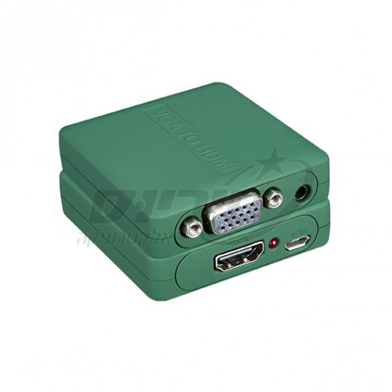 ממיר אות וידאו ואודיו מ VGA ל HDMI - SOFLY - סיריוס אלקטרוניקה