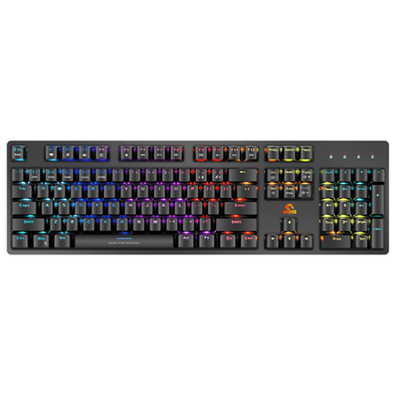 מקלדת מכנית לגיימרים כולל תאורת RGB מבית Marvo