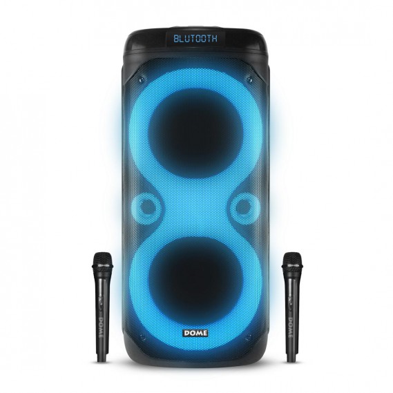 בידורית  2500W עם 2 מיקרופונים אלחוטיים בטכנולוגית TWS