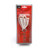 כבל אודיו מקצועי 1.5 מ' RCA - PL