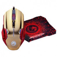 סט עכבר קומבו לגיימרים 7D + משטח מותאם וגמיש DPI 2400 מבית MARVO