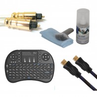 ערכה מושלמת לטלוויזיה - שלט חכם + כבל HDMI + כבל אופטי + ערכת  ניקוי