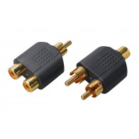 RCA זוג פלאגים מפצלי