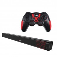 מקרן קול גיימינג עם ARC) HDMI) וכניסה אופטית+שלט אלחוטי 