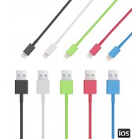 כבל סנכרון וטעינה למכשירי Apple במגוון צבעים