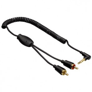 כבל אודיו PL-3.5 מ"מ ל 2 RCA מסולסל קפיצי,יכולת מתיחה עד 1.5 מטר. ראשים מוזהבים. דגם- 122304