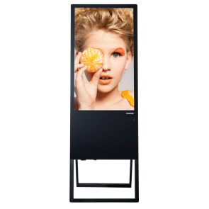 מסך טאץ' למידע ופרסום נייד סדרת Portable Display בגודל 43 אינטש
