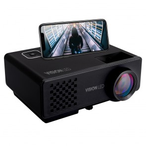מקרן וידאו LUMENS 1000 עם טכנולוגיית שיקוף מסך WiFi