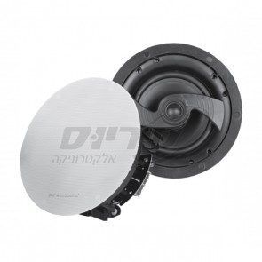 רמקול שקוע עגול  "5.25 עם גריל מגנטי דק ומסגרת דקה