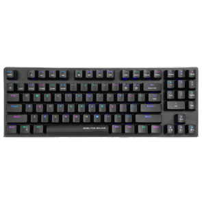 מקלדת מכנית לגיימרים מקצוענים הכולל תאורת RGB מבית Marvo PRO