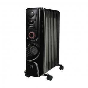 רדיאטור 11 צלעות שחור 2500W עם פונקציית טורבו ושעון שבת מבית TAIYO