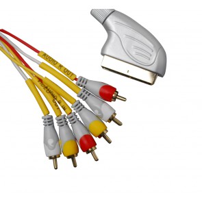 RCA 6 ל SCART כבל