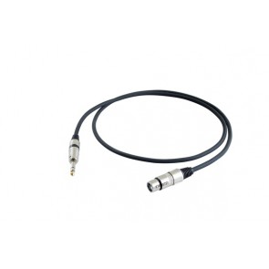כבל XLR נקבה ל- PL6.3 זכר 10 מטר דגם: XLR-63-10 מבית PURE ACOUSTICS
