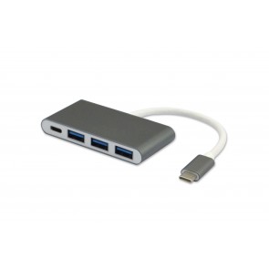 מתאם  USB TYPE C 3.1 זכר ל 3 כניסות USB3.0 + כניסה USB TYPE C