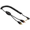 כבל אודיו PL-3.5 מ"מ ל 2 RCA מסולסל קפיצי,יכולת מתיחה עד 1.5 מטר. ראשים מוזהבים. דגם- 122304