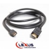 כבל HDMI  ל  MINI HDMI מוזהב באורך 1.5 מ' להעברת וידאו ואודיו דיגיטלי דגם: HD-MINI-15