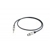 כבל XLR נקבה ל- PL6.3 זכר 3 מטר דגם: XLR-63-3 מבית PURE ACOUSTICS